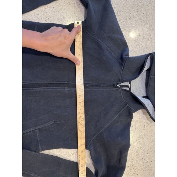 Lululemon Women’s Black Scuba Full Zip Hoodie Sweatshirt Size 4 - Picture 2 of 8